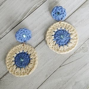 Gift For loved ones, Crochet Earrings Summer Earrings ☀️
